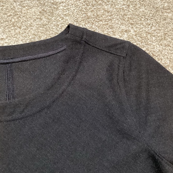 Lululemon LAB CONCEPT PIECE Structured T-Shirt Dress with pockets Grey Size 4 - Picture 4 of 11